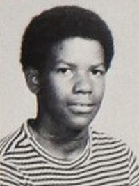 Denzel Washington high school yearbook photo