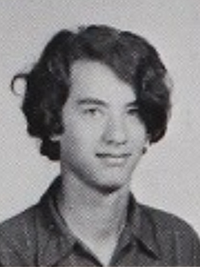 Tom Hanks junior high school yearbook photo