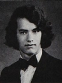 Tom Hanks senior high school yearbook photo